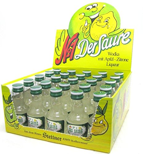 Stettner Der Saure Nummer 1, 25 x 0,02l, Apfel-Zitrone+Wodka Stettner Der Saure Nummer 1, 25 x 0,02l, Apfel-Zitrone+Wodka von Stettner