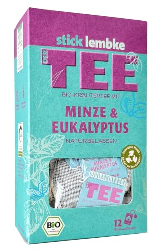Stick Lembke Naturbelassener Bio-Kräutertee Minze & Eukapyptus 12 x 2 g Stick Lembke Naturbelassener Bio-Kräutertee Minze & Eukapyptus 12 x 2 g von Stick & Lembke