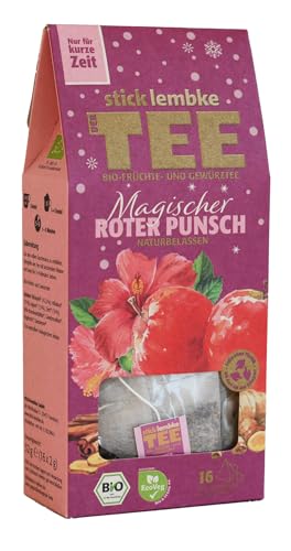 Stick & Lembke Bio Früchte und Gewürztee Roter Punsch 16 x 2 g von Stick & Lembke