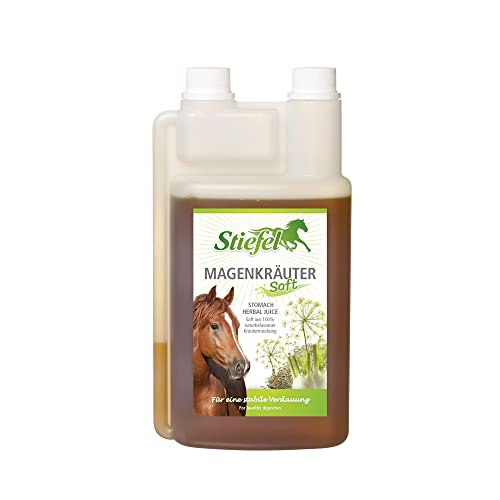 Stiefel Magenkräutersaft für Pferde, aus einer 100% naturbelassenen Kräutermischung für einen gesunden Magen & ein gesundes Verdauungssystem, flüssig, 1l Stiefel Magenkräutersaft für Pferde, aus einer 100% naturbelassenen Kräutermischung für einen gesunden Magen & ein gesundes Verdauungssystem, flüssig, 1l von Stiefel