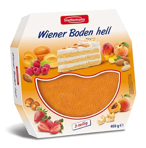 Stieffenhofer Wiener Boden hell, Tortenboden, dreiteilig, 400g Stieffenhofer Wiener Boden hell, Tortenboden, dreiteilig, 400g von Stieffenhofer