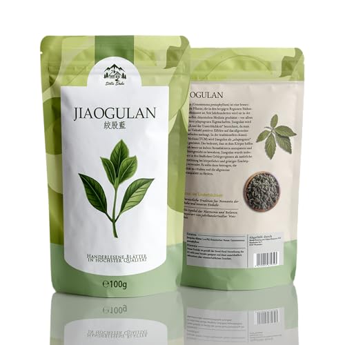 JIAOGULAN Unsterblichkeits-Kraut 100g • Ohne Stängel • Naturbelassen & Unbehandelt | Premium-Qualität (100g) von Stille Stube