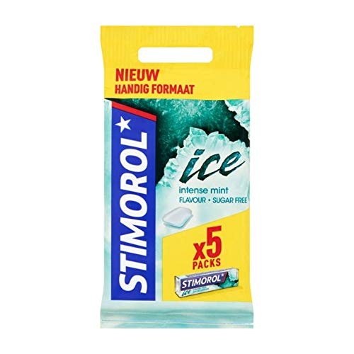 Intensive Minze Kaugummi | Stimorol | Ice Intense Mint Aroma Zuckerfrei 5 x 14g | Gesamtgewicht 70 Gramm Intensive Minze Kaugummi | Stimorol | Ice Intense Mint Aroma Zuckerfrei 5 x 14g | Gesamtgewicht 70 Gramm von Stimorol