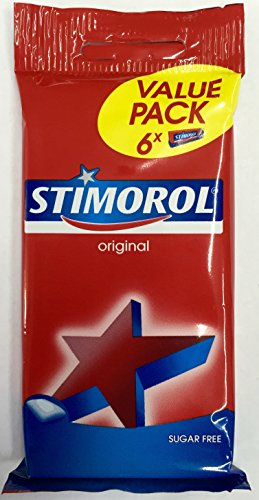Stimorol Original, Kaugummi ohne Zucker 6 x 10 St. (6er Pack). von Stimorol