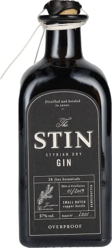 Stin Styrian Dry Gin OVERPROOF Gin (1 x 0.5 l ) von Stin