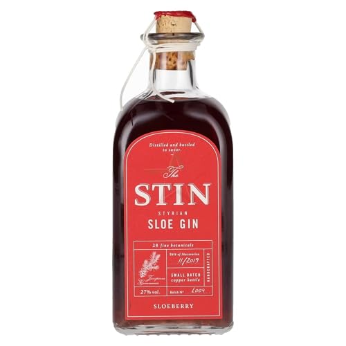The STIN Styrian Sloe Gin 27,00% 0,50 Liter von Stin