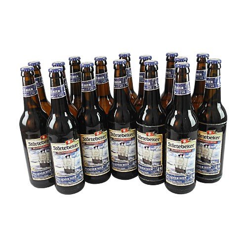 Störtebeker Pilsener - norddeutsch herb (16 Flaschen à 0,5 l / 4,9% vol.) von Störtebecker Braumanufaktur