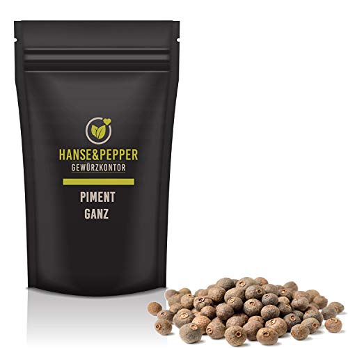 100g Piment ganz Gourmet Gewürzmischung im wiederverschließbarem Aroma-Beutel - Plus Serie von Hanse&Pepper Gewürzkontor