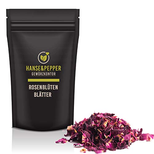 200g Rosenblütenblätter getrocknet Rosenblätter aromatisch duftend ohne Zusätze in Spitzenqualität - Gourmet Serie 200g Rosenblütenblätter getrocknet Rosenblätter aromatisch duftend ohne Zusätze in Spitzenqualität - Gourmet Serie von Hanse&Pepper Gewürzkontor
