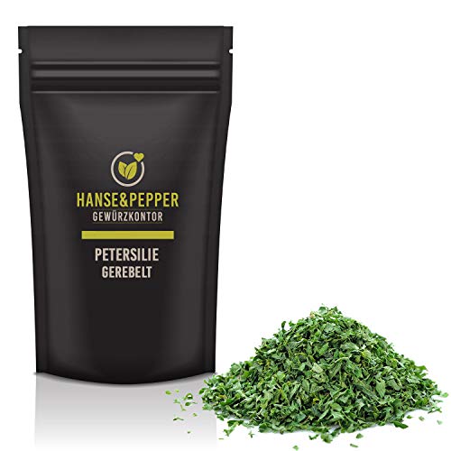 250g Petersilie gerebelt getrocknet grün aromatisch Kräuter Küchengewürz in Spitzenqualität - Gourmet Serie von Hanse&Pepper Gewürzkontor