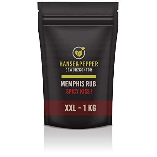 150g Memphis Rub Tennessee 100% Geschmack Grill Steak Ribs Gewürz Gourmet 1A Qualität - Greenline Serie von Hanse&Pepper Gewürzkontor