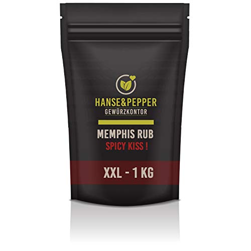 150g Memphis Rub Tennessee 100% Geschmack Grill Steak Ribs Gewürz Gourmet 1A Qualität- Greenline Serie von Hanse&Pepper Gewürzkontor