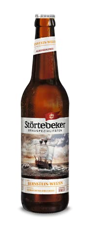 Störtebeker Bernstein Weizen Alkoholfrei Bier 0,5 Liter inkl. 0,08€ MEHRWEG Pfand von Störtebeker