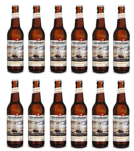 Störtebeker Bernstein Weizen Alkoholfrei Bier 12 x 0,5 Liter inkl. 0,96€ MEHRWEG Pfand von Störtebeker