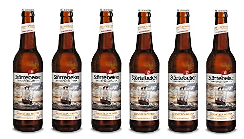 Störtebeker Bernstein Weizen Alkoholfrei Bier 6 x 0,5 Liter inkl. 0,48€ MEHRWEG Pfand von Störtebeker