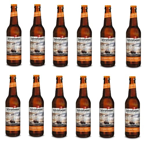 Störtebeker Bernstein Weizen Bier 12 x 0,5 Liter inkl. 0,96€ MEHRWEG Pfand von Störtebeker