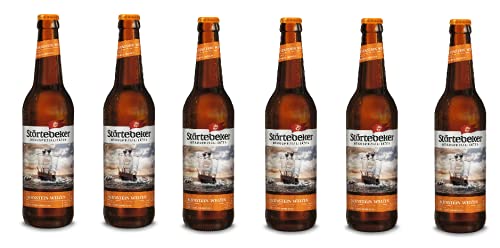 Störtebeker Bernstein Weizen Bier 6 x 0,5 Liter inkl. 0,48€ MEHRWEG Pfand von Störtebeker