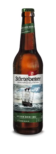 Störtebeker Kellerbier Bier 0,5 Liter inkl. 0,08€ MEHRWEG Pfand von Störtebeker