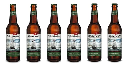 Störtebeker Kellerbier Bier 6 x 0,5 Liter inkl. 0,48€ MEHRWEG Pfand von Störtebeker