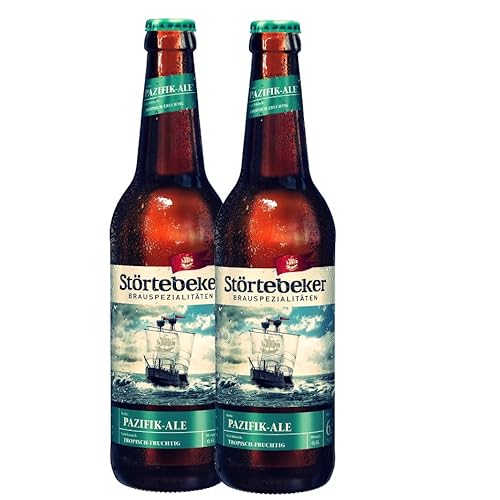Störtebeker Pazifik Ale Craft Bier 6,5% vol. (2 x 0,5l) MEHRWEG von Störtebeker