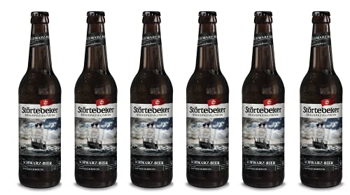 Störtebeker Schwarz-Bier Bier 6 x 0,5 Liter inkl. 0,48€ MEHRWEG Pfand von Störtebeker