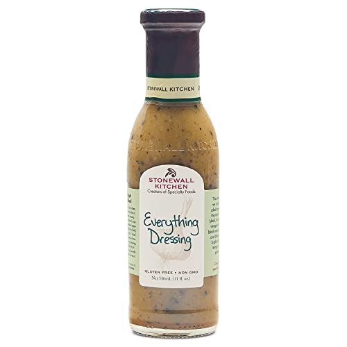 Everything Dressing von Stonewall Kitchen (330 ml) - auf Basis der beliebten Bagel-Gewürzmischung - ideal zu Blattsalaten und gebratenen Kartoffeln von Stonewall Kitchen