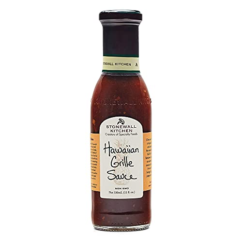 Hawaiian Grille Sauce von Stonewall Kitchen (330 ml) - inspiriert von hawaiianischen Rezepten - süß & leicht pikant im Geschmack von Stonewall Kitchen