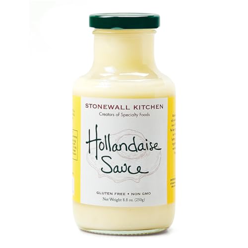Stonewall Kitchen Hollandaise Sauce, 250 g – Klassische Gourmet-Hollandaise mit hochwertiger Rezeptur – Perfekt für Brunch, Gemüse und Fischgerichte von Stonewall Kitchen