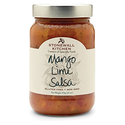 Mango Lime Salsa von Stonewall Kitchen (454 g) - fruchtig & scharf - perfekt zu Hühnchen, Fisch und Chips… von Stonewall Kitchen