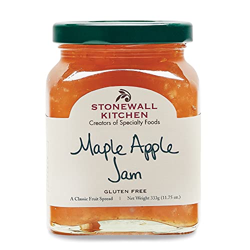 Maple Apple Jam von Stonewall Kitchen (333 g) - fruchtiges Apfel Jam mit hochwertigem Ahornsirup verfeinert von Stonewall Kitchen