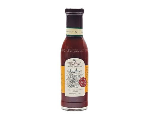 Maple Chipotle Grille Sauce von Stonewall Kitchen (330 ml) - leckere BBQ Soße mit Ahornsirup und Chipotle-Chilis - ideal zum Barbecue, zum Marinieren, als Dip oder Aufstrich von Stonewall Kitchen