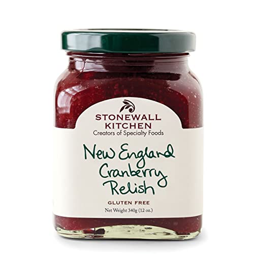 New England Cranberry Relish von Stonewall Kitchen (340 g) - ideal zu Sandwiches oder zu Hähnchen und Truthahn von Stonewall Kitchen