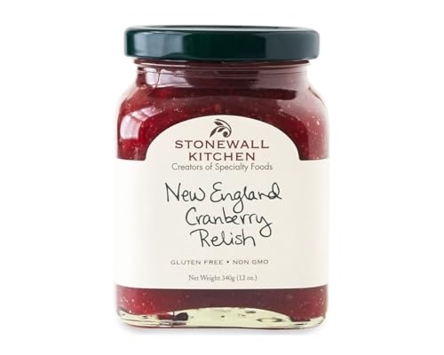 Stonewall Kitchen New England Cranberry Relish, 340 g – süßlich-herber Aufstrich aus Neuengland von Stonewall Kitchen