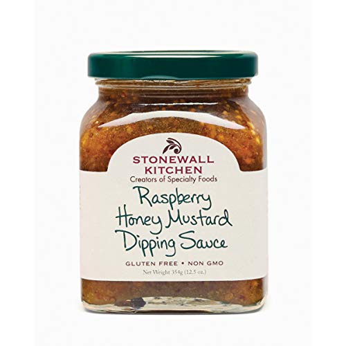 Raspberry Honey Mustard Dipping Sauce von Stonewall Kitchen (354 g) - erlesener Honig mit fruchtigen Himbeeren - ideal als Dip für Brezeln, Käse und Hähnchen von Stonewall Kitchen