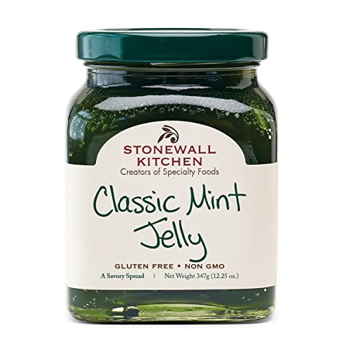 Classic Mint Jelly von Stonewall Kitchen (347 g) - frisches Minzgelee - perfekt zu herzhaftem Fleisch und Wild von Stonewall Kitchen