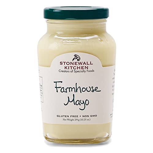 Stonewall Kitchen Farmhouse Mayo, 291g Glas – Klassische, glutenfreie Mayonnaise aus hochwertiger Herstellung Stonewall Kitchen Farmhouse Mayo, 291g Glas – Klassische, glutenfreie Mayonnaise aus hochwertiger Herstellung von Stonewall Kitchen