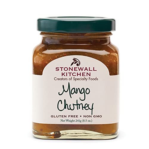 Mango Chutney von Stonewall Kitchen (241 g) - fruchtig leckeres Chutney mit 31 % Mangos - vielseitig im Geschmack - ideal zu Fisch, Fleisch und Sandwiches von Stonewall Kitchen