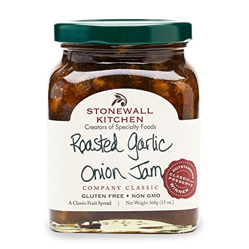 Roasted Garlic & Onion Jam von Stonewall Kitchen (369 g) - herzhafter Knoblauch-Zwiebel-Aufstrich von Stonewall Kitchen