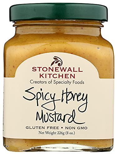 Spicy Honey Mustard von Stonewall Kitchen (226 g) - scharfer Senf mit erlesenem Honig - würziger Honigsenf von Stonewall Kitchen