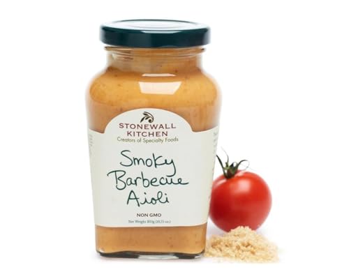 Stonewall Kitchen Smoky Barbecue Aioli, 305g Glas – Rauchig-scharfe BBQ-Aioli mit Chipotle-Chilis, Ideal für Grillgerichte und Burger Stonewall Kitchen Smoky Barbecue Aioli, 305g Glas – Rauchig-scharfe BBQ-Aioli mit Chipotle-Chilis, Ideal für Grillgerichte und Burger von Stonewall Kitchen