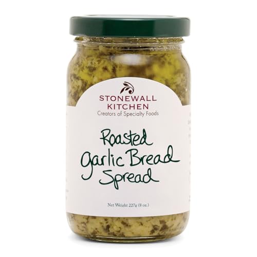 Stonewall Kitchen Garlic Bread Spread, 227 g – reichhaltiger, geschmacksintensiver Knoblauchbrot-Aufstrich für perfekten Geschmack von Stonewall Kitchen