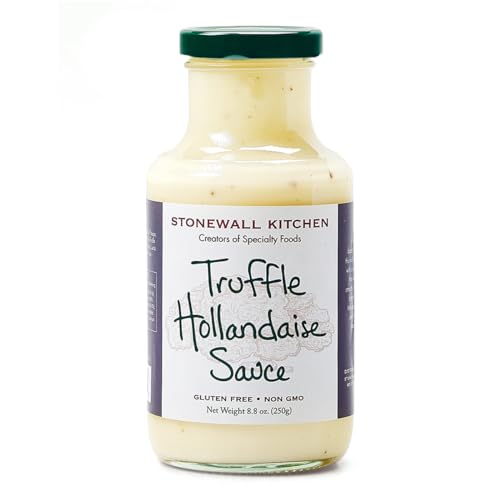 Stonewall Kitchen Truffle Hollandaise Sauce,250 g – Gourmet-Hollandaise mit schwarzem Trüffel – Ideal für Steaks, Fisch und Gemüse von Stonewall Kitchen
