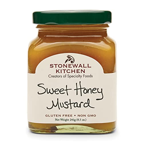 Sweet Honey Mustard von Stonewall Kitchen (241 g) - hochwertiger Honigsenf - süßer Senf mit erlesenem Honig von Stonewall Kitchen