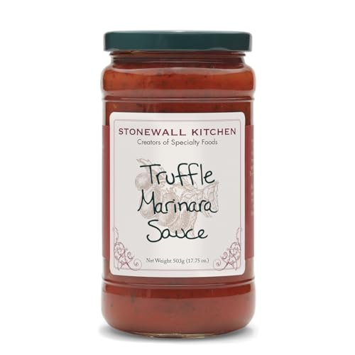 Truffle Marinara Sauce von Stonewall Kitchen (503 g) - aromatische Trüffel-Marinara Sauce aus reifen Tomaten und frischen Kräutern - ideal als Pasta Sauce für Nudeln und Pizza von Stonewall Kitchen