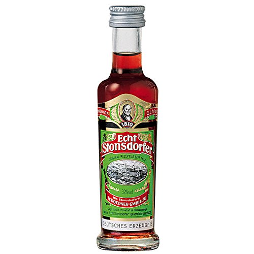 24 Flaschen Stonsdorfer Mini a 0,04L 32% vol Orginal Kraüterlikör von Stonsdorfer Mini
