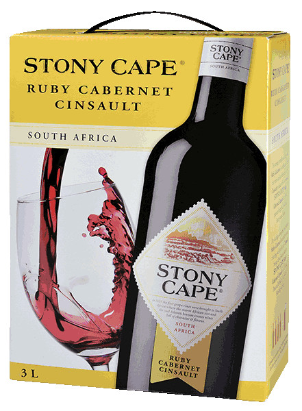 Stony Cape Ruby Cabernet - Cinsault Rotwein trocken Bag in Box 3 l von Stony Cape