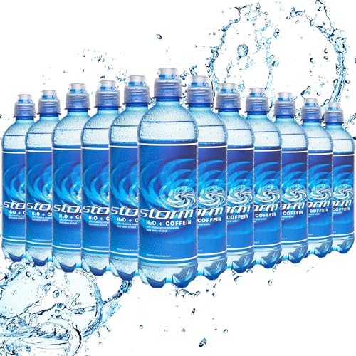 STORM Koffein Wasser 12x 500ml - Koffeinhaltiges Wasser ohne Zucker & Kalorien, Ideal als Festival Getränk, Kaffee-Alternative & Wachmacher von Storm H2O + Coffein, ohne Zusätze - inkl. 3€ Pfand STORM Koffein Wasser 12x 500ml - Koffeinhaltiges Wasser ohne Zucker & Kalorien, Ideal als Festival Getränk, Kaffee-Alternative & Wachmacher von Storm H2O + Coffein, ohne Zusätze - inkl. 3€ Pfand von Storm