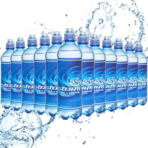 STORM Koffeinhaltiges Wasser 12er Set 500ml - zuckerfrei, kalorienfreies Wasser mit Koffein, perfekt für Festivals & lange Nächte, Kaffee-Alternative & Wachmacher, ohne Zusätze - inkl. 3€ Pfand STORM Koffeinhaltiges Wasser 12er Set 500ml - zuckerfrei, kalorienfreies Wasser mit Koffein, perfekt für Festivals & lange Nächte, Kaffee-Alternative & Wachmacher, ohne Zusätze - inkl. 3€ Pfand von Storm