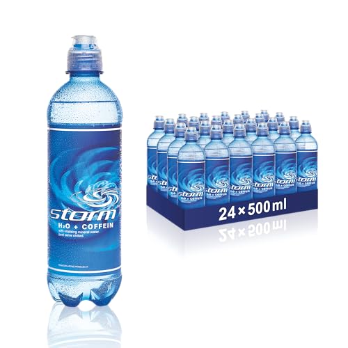 STORM Koffeinhaltiges Wasser 24er Set 500ml - zuckerfrei, kalorienfreies Wasser mit Koffein, perfekt für Festivals & lange Nächte, Kaffee-Alternative & Wachmacher, ohne Zusätze - inkl. 6€ Pfand STORM Koffeinhaltiges Wasser 24er Set 500ml - zuckerfrei, kalorienfreies Wasser mit Koffein, perfekt für Festivals & lange Nächte, Kaffee-Alternative & Wachmacher, ohne Zusätze - inkl. 6€ Pfand von Storm