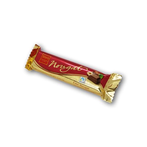 Storz Nougat Stange 9 x 75g, Haselnussnougat aus Fairtrade-Kakao Storz Nougat Stange 9 x 75g, Haselnussnougat aus Fairtrade-Kakao von Storz